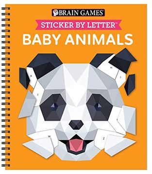 portada Brain Games - Sticker by Letter: Baby Animals (en Inglés)
