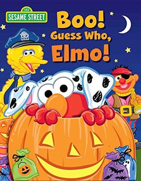 portada Sesame Street: Boo! Guess Who, Elmo! (Guess Who! Book) (in English)