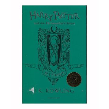 portada Harry Potter and the Philosopher's Stone. Slyther 