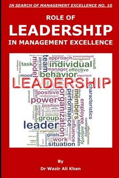 portada Role of Leadership in Management Excellence (en Inglés)