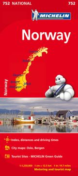 portada Norway - Michelin National map 752 (Michelin National Maps) 