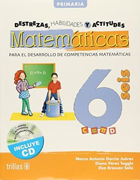 portada Destrezas, Habilidades y Actitudes Matematicas 6. Incluye cd (in Spanish)