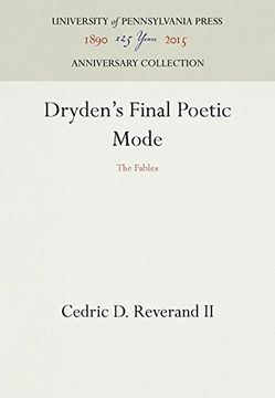portada Dryden's Final Poetic Mode: The Fables