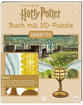 portada Harry Potter - Quidditch - das Offizielle Buch mit 3D-Puzzle Fan-Art (en Alemán)