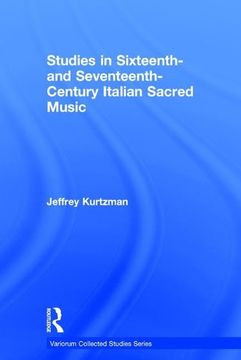 portada Studies in Sixteenth and Seventeenth-Century Italian Sacred Music (en Inglés)