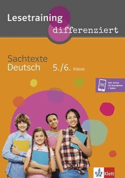 portada Lesetraining Differenziert - Sachtexte 5/6. Buch + Online (in German)