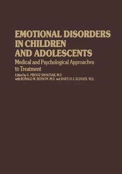 portada Emotional Disorders in Children and Adolescents: Medical and Psychological Approaches to Treatment (in English)