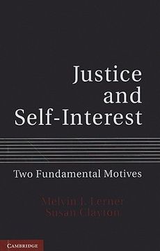 portada Justice and Self-Interest Hardback (in English)