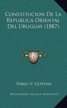 portada Constitucion de la Republica Oriental del Uruguay (1887)