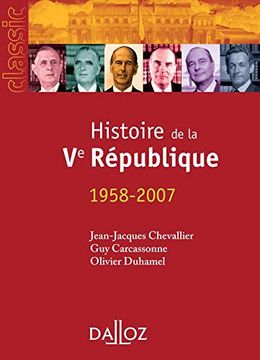 portada Histoire de la ve République (1958-2007)