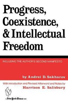 portada progress, coexistence, and intellectual freedom (en Inglés)
