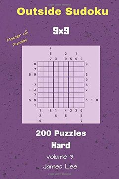 portada Outside Sudoku Puzzles - 200 Hard 9x9 Vol. 3 (Volume 3) (en Inglés)