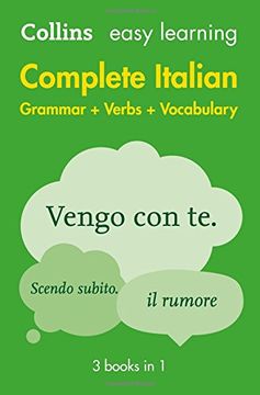 portada Easy Learning Italian Complete Grammar, Verbs and Vocabulary (3 books in 1) (Collins Easy Learning Italian)
