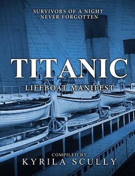 portada Titanic Lifeboat Manifest (en Inglés)