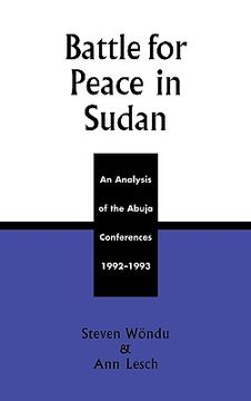 portada battle for peace in sudan: an analysis of the abuja conference, 1992-1993 (in English)