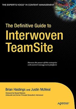 portada the definitive guide to interwoven teamsite (en Inglés)