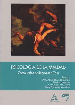portada Psicología de la Maldad: Cómo Todos Podemos ser Cain (in Spanish)