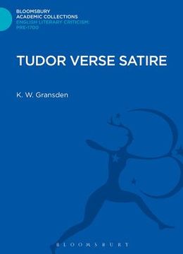 portada Tudor Verse Satire (en Inglés)