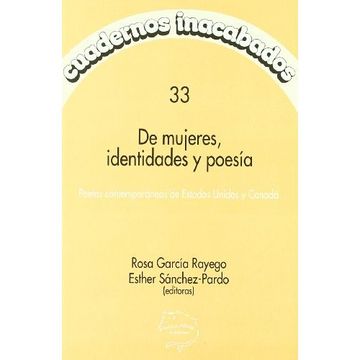 portada Cuadernos Inacabados 33, de Mujeres, Identidades y Poesia
