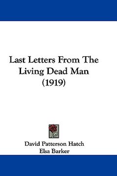 portada last letters from the living dead man (1919)