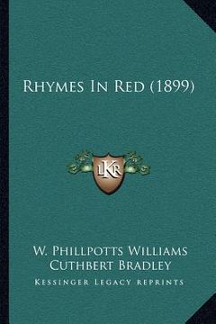 portada rhymes in red (1899) (en Inglés)