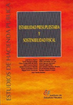portada Estabilidad presupuestaria y sostenibilidad fiscal (Estudios de Hacienda Pública)
