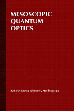 portada mesoscopic quantum optics (in English)