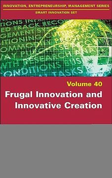 portada Frugal Innovation and Innovative Creation (en Inglés)