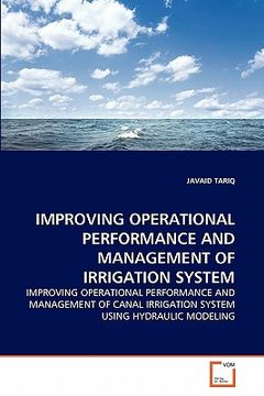 portada improving operational performance and management of irrigation system (en Inglés)