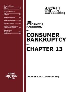 portada 2018 Attorney's Handbook on Consumer Bankruptcy and Chapter 13