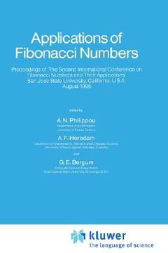 portada applications of fibonacci numbers: volume 2 (en Inglés)