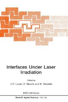 portada interfaces under laser irradiation (en Inglés)
