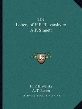 portada the letters of h.p. blavatsky to a.p. sinnett