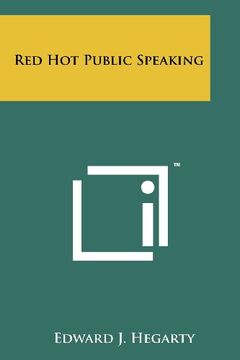 portada Red hot Public Speaking (in English)