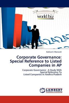 portada corporate governance: special reference to listed companies in ap (in English)