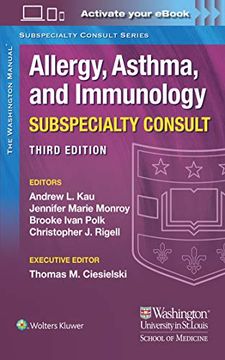 portada The Washington Manual Allergy, Asthma, and Immunology Subspecialty Consult (in English)