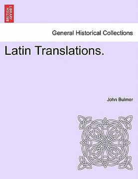 portada latin translations. (en Inglés)