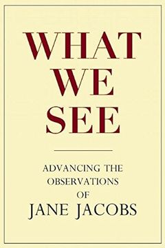 portada What we See: Advancing the Observations of Jane Jacobs (in English)