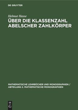 portada Über die Klassenzahl Abelscher Zahlkörper (in German)