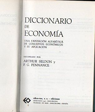 portada Diccionario de Economia (in Spanish)