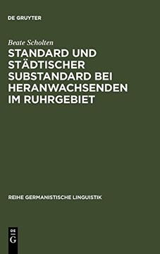 portada Standard und Stadtischer Substandard bei Heranwachsenden im Ruhrgebiet (in German)