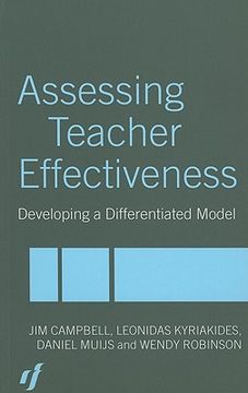 portada assessing teacher effectiveness: developing a differentiated model