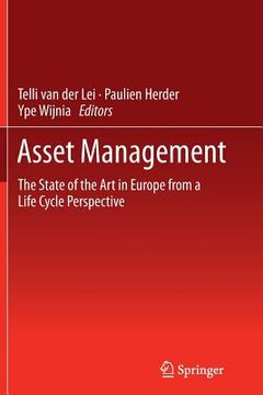 portada Asset Management: The State of the Art in Europe from a Life Cycle Perspective (in English)