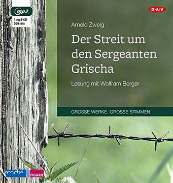 portada Der Streit um den Sergeanten Grischa (1 Mp3-Cd)