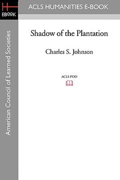 portada shadow of the plantation (en Inglés)