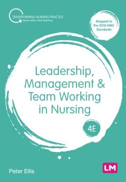 portada Leadership, Management and Team Working in Nursing (Transforming Nursing Practice Series) (en Inglés)