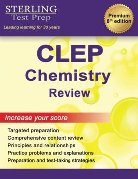 portada Sterling Test Prep Clep Chemistry Review: Complete Subject Review (en Inglés)