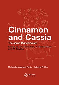 portada Cinnamon and Cassia: The Genus Cinnamomum (Medicinal and Aromatic Plants - Industrial Profiles) (en Inglés)