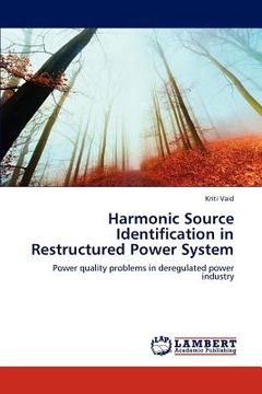 portada harmonic source identification in restructured power system (en Inglés)