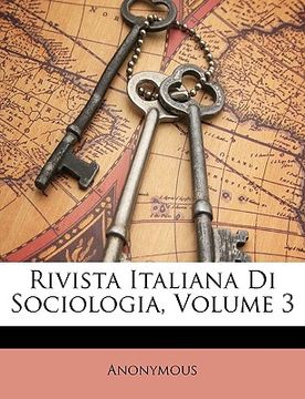 portada rivista italiana di sociologia, volume 3